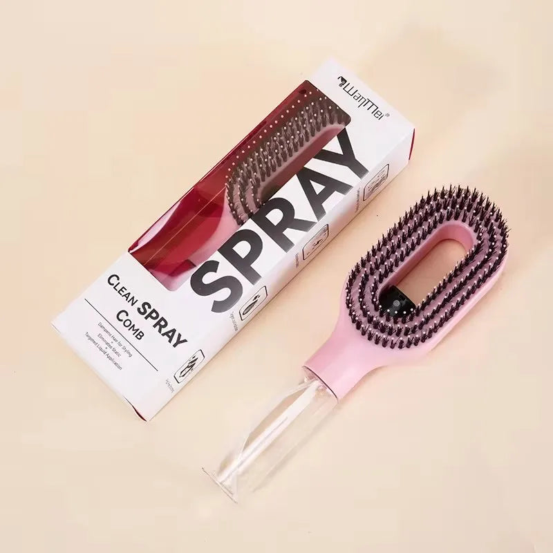 Spray Comb Detangling Scalp Massage Brush